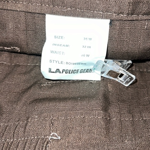 Men’s 36x32 LAPD Operator Tactical Cargo Pants • Brown • Excellent Condition - Picture 4 of 6